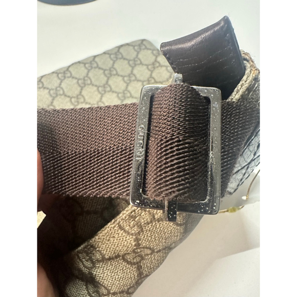 Gucci GG Monogram Messenger Bag Brown/Tan One Size - Picture 10 of 14